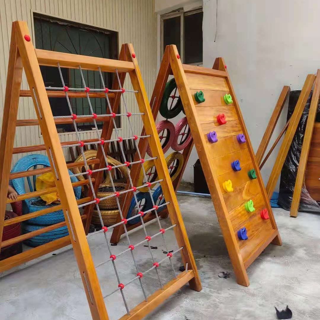 攀爬架木质儿童幼儿园户外室内荡桥钻洞平衡木攀登架幼儿攀爬架