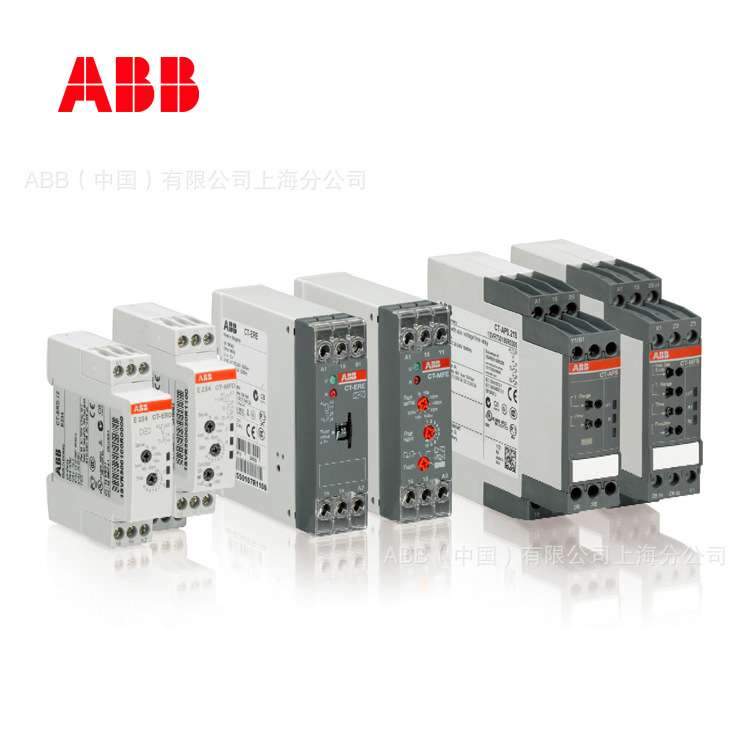 ABB 电子时间继电器 CT-ERS.21P　0.05s-300h,2c/o,;10116230