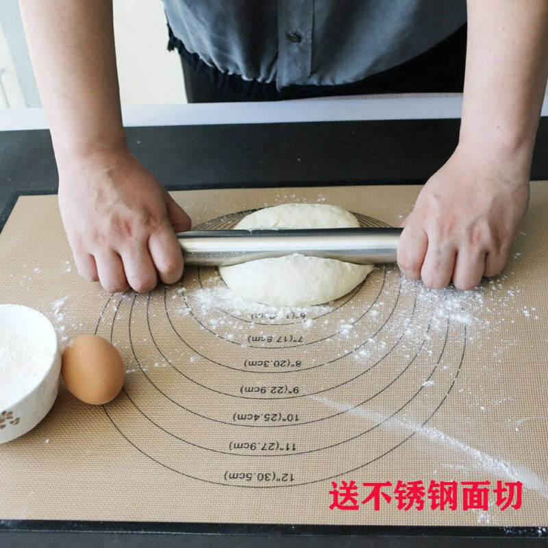 烘培加厚揉面垫面板防滑烤沾垫出口和面大号擀面不移食品级硅胶不