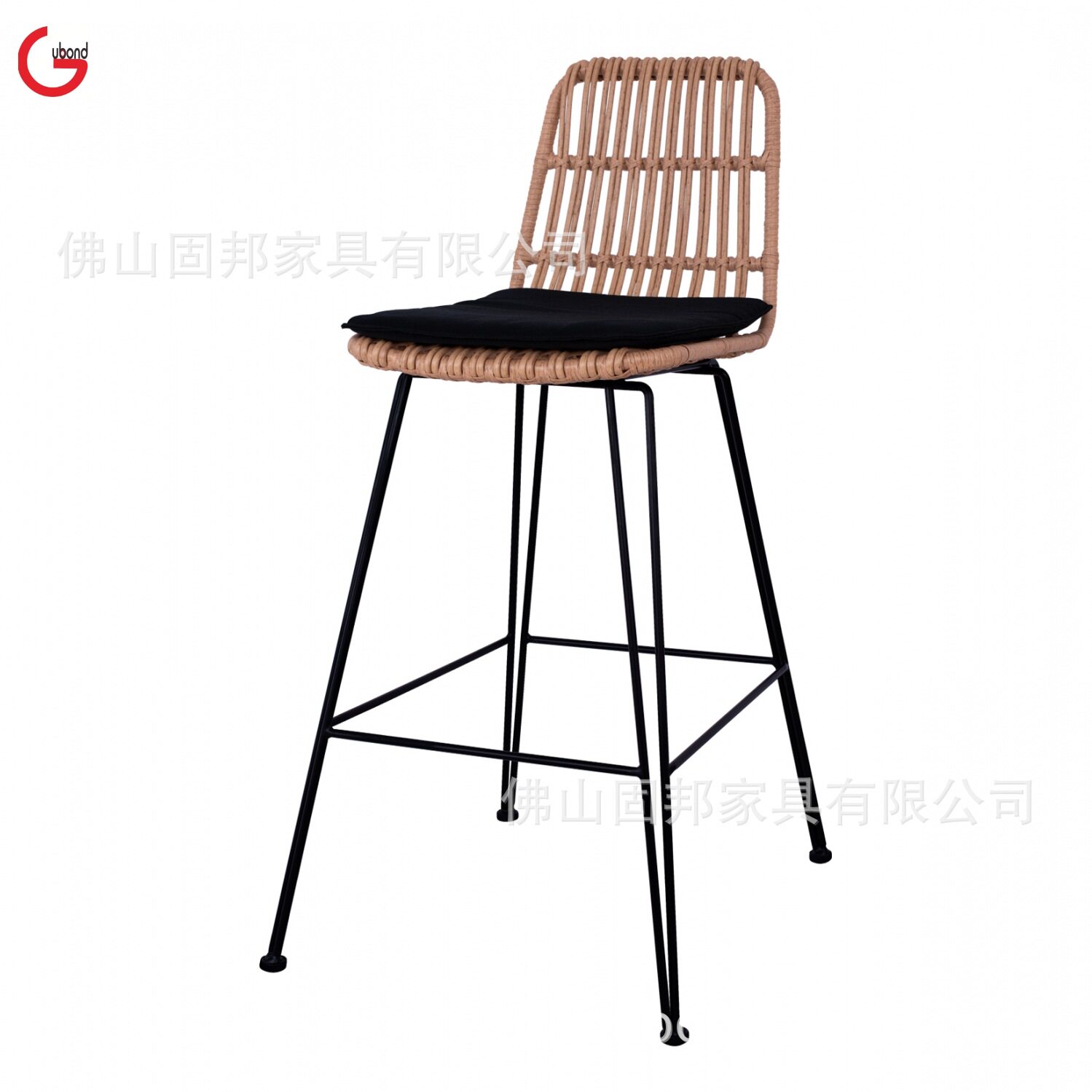 户外网红仿藤藤椅拆装吧凳