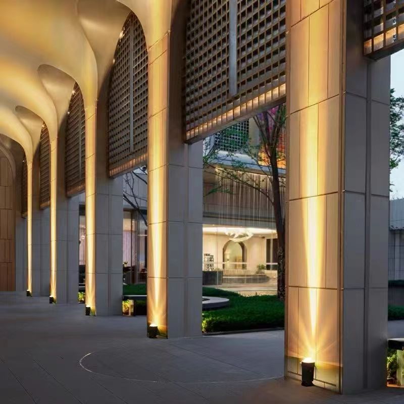 热销一束光聚光户外射灯防水洗墙灯酒店会所LED投光灯墙壁超亮外