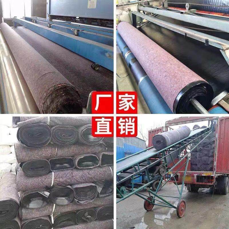 热销加厚防水土工布毛毡大棚保温一布一膜养殖防寒防渗棉毯屋顶防