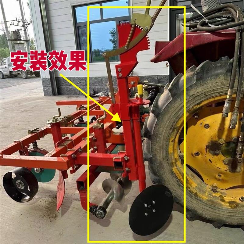 热销小麦播种机圆盘打埂器筑埂器不用下车即可调节高度起垄器扶埂