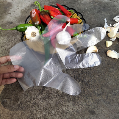 热销包邮1万只裸装加厚塑料薄膜 美发一次性手套寿司龙虾食堂用防