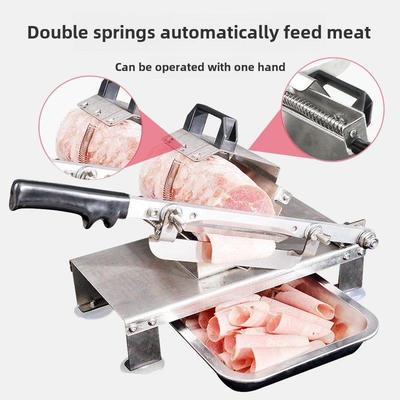 羊肉卷切片机家用冷冻肉刨小火锅肥牛肉卷工件切割牛羊肉切片机