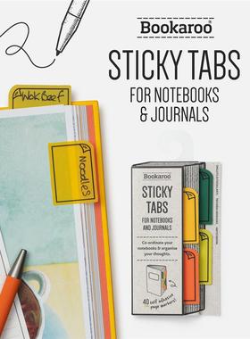 彩色不干胶标签贴英国IF文创Bookaroo便利贴纸高颜值便签手帐索引
