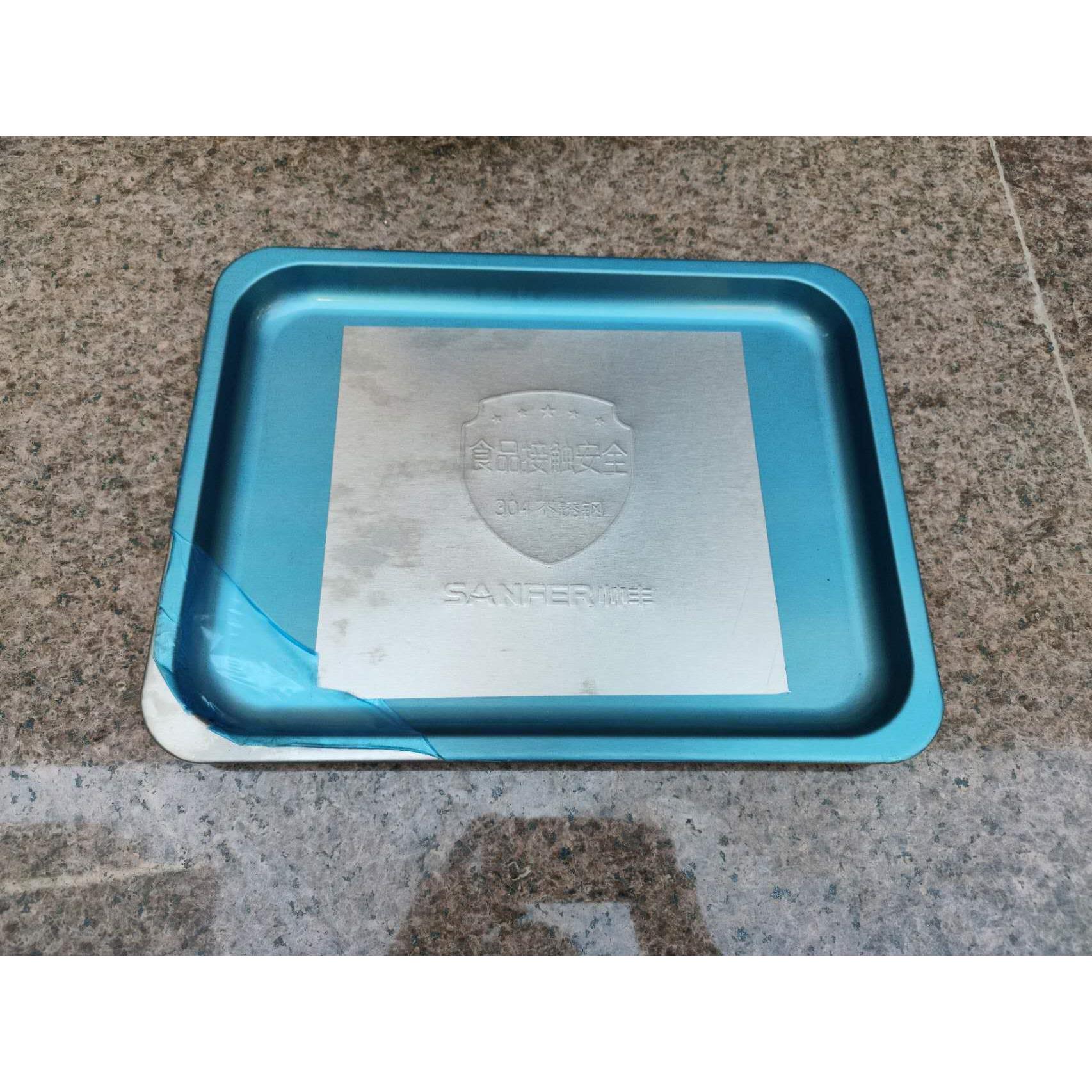 帅丰集成灶专用原装正品304不锈钢蒸盘托盘黑色搪瓷蒸烤分体烤盘