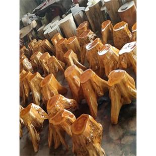 根雕凳子原木墩树桩坐墩树墩树根花架鱼缸奇石底座木桩茶几木头凳