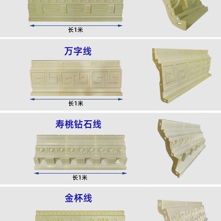 别墅屋檐线条模具罗马柱子腰线天沟房檐线模型檐口滴水线外墙装饰