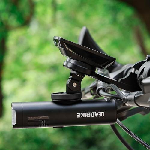 迈金码表车灯支架自行车运动相机延长架佳明山地公路车骑行装备