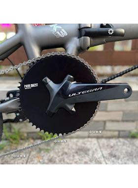 PASS QUEST 110bcd单盘6800 4700公路自行车4爪盘片正负齿牙盘