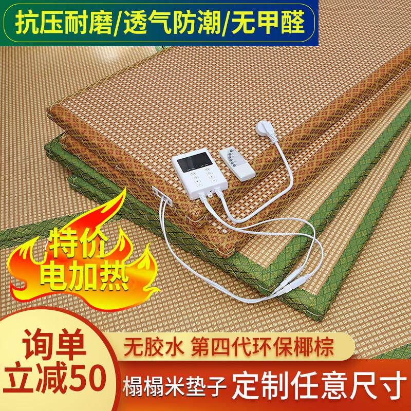 榻榻米垫子加热垫定做家用电加热椰棕炕垫床垫塌塌米踏踏米地垫