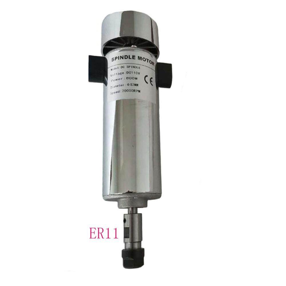 风冷800W高速主轴电机DC110V 20000转 ER11套件 雕刻用电源调速器