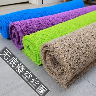 透水无底镂空丝圈防滑垫浴室化妆室塑料地毯游泳馆地垫入户门门垫