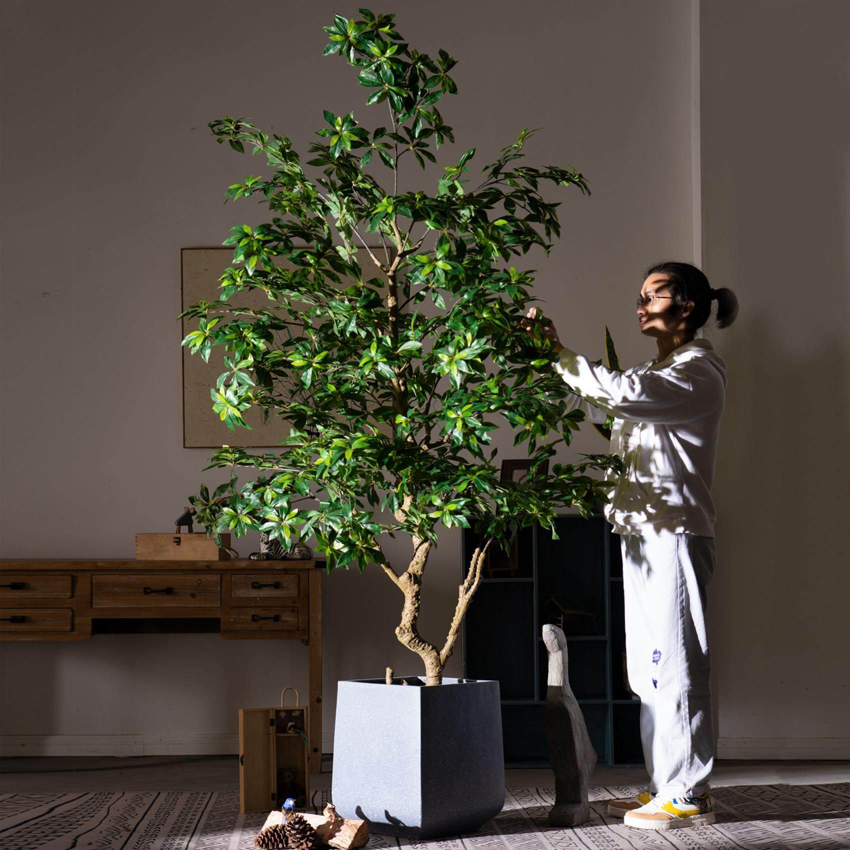 超大型假花树吊钟马醉木彷真彷生绿植物假树树枝室内店铺造景摆件,家居饰品,落地摆件,淘宝优惠券,粉丝福利购,淘宝优惠卷