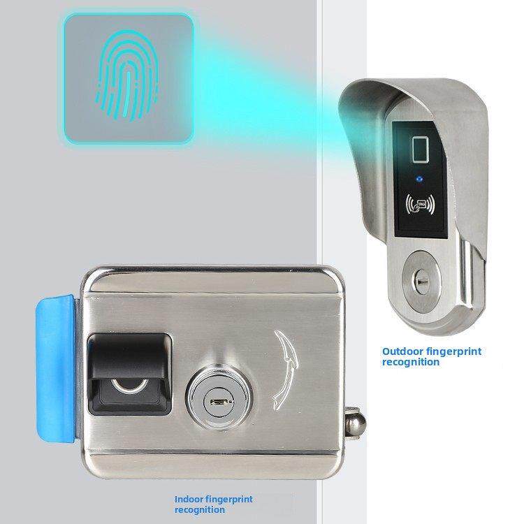 狼管家别墅庭院门锁双面指纹锁户外远程密码锁遥控智能锁电控锁