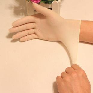 一次性乳胶橡胶劳保防护手套检查防水防冻家务清洁高弹性
