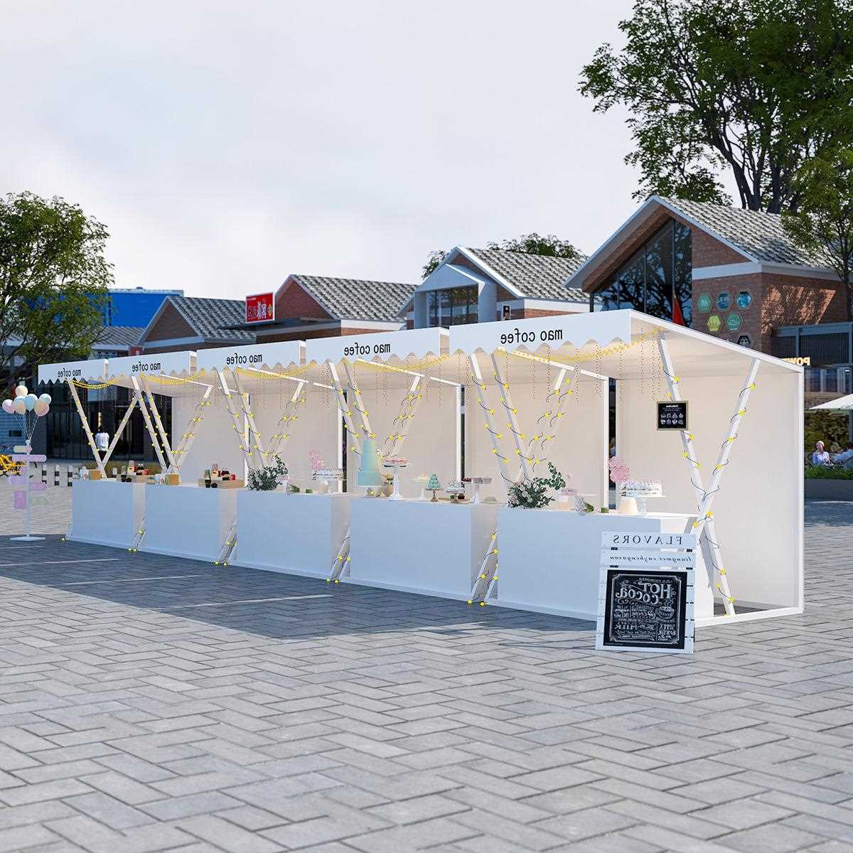 直销新款户外集市大型活动摊位架子网红景区可移动摆摊展示架夜市