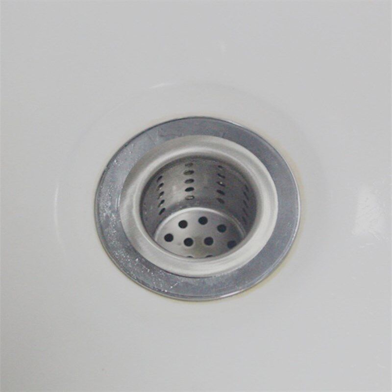 热销8.5厨房水槽过滤网细孔防堵304不锈钢下水器大号滤网洗碗水池