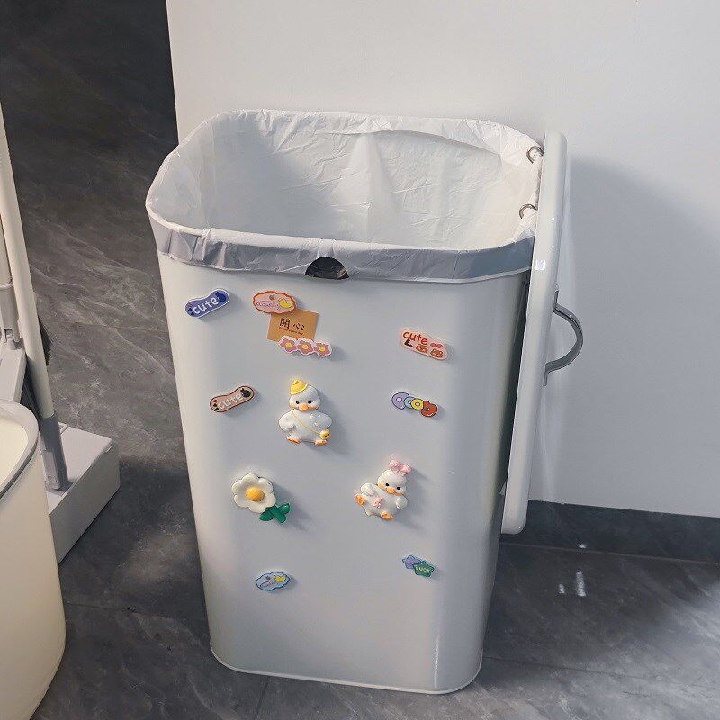 热销厨房垃圾桶可移动带轮子家用客厅滑轮带盖超大号大容量创意收