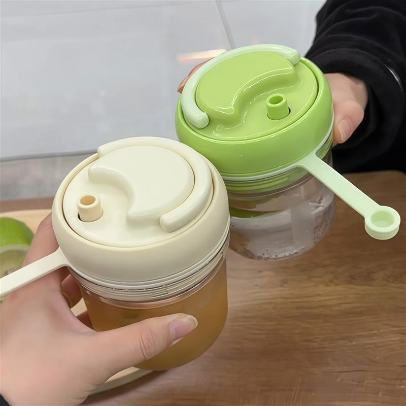 热销自带冰块!三合一冰格水杯便携外带随手杯冷萃杯子冰格模具制图片