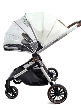 VBABY婴儿车雨罩防灰沫罩婴儿推车专用