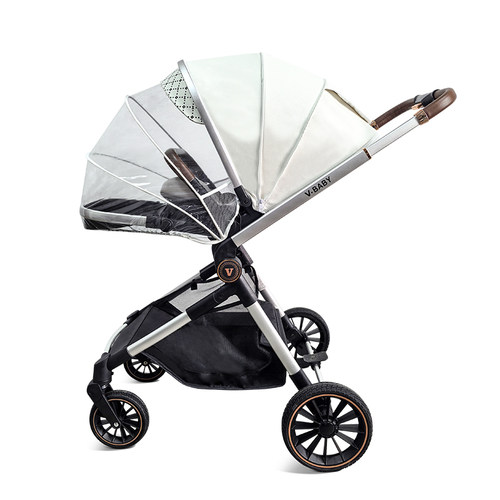 VBABY婴儿车雨罩防灰沫罩婴儿推车专用