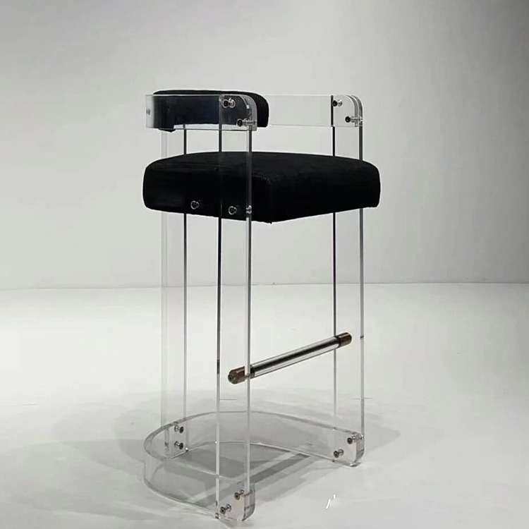 高级感椅子透明吧凳魔鬼吧椅亚克力简约水晶椅幽灵高脚高颜值商用,住宅家具,家用高脚椅,淘宝优惠券,粉丝福利购,淘宝优惠卷