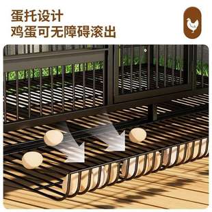 鸡笼子家用室外大号养殖笼防雨鸡舍铁丝网鸡窝跑笼鸭笼养鸡专用笼