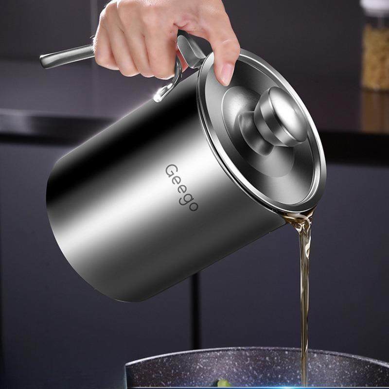 滤油壶不锈钢滤油过滤油渣壶漏油网油罐厨房家用沥油瓶弘银展,鲜花速递/花卉仿真/绿植园艺,割草机/草坪机,淘宝优惠券,粉丝福利购,淘宝优惠卷