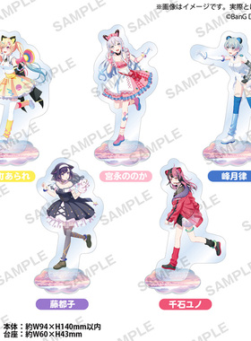 Bushiroad Creative 夢限大 MewType 3rd LIVE 亚克力立牌