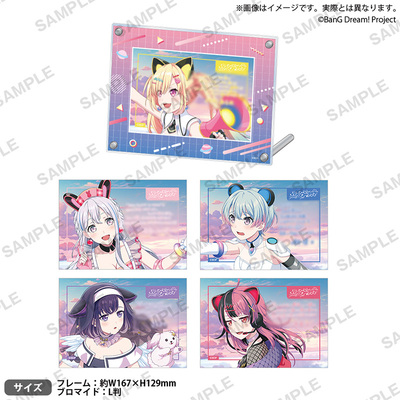 Bushiroad Creative 夢限大 MewType 3rd LIVE 相片相框套装
