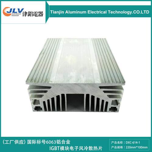 DXC-614220*100厂家源头铝合金散热片大功率整流器设备散热器