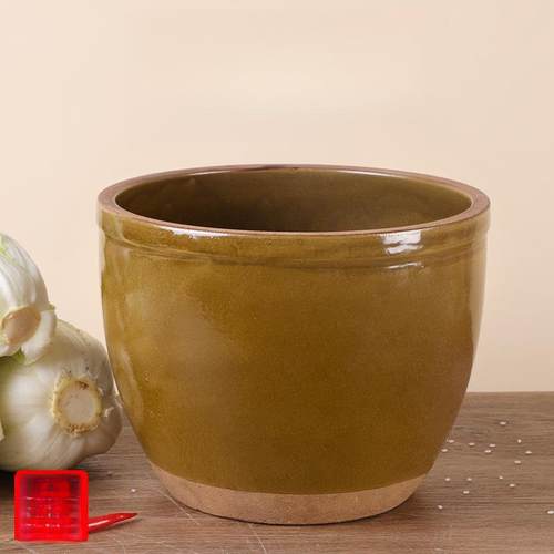 水缸家用储水老式酿酒米酒发酵缸陶瓷米缸米桶小缸瓦缸粗土陶酱缸