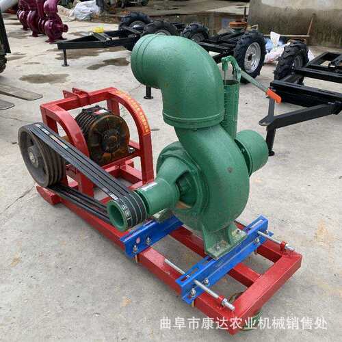 上水量680立方大8寸混流抽水机四轮车带动大流量抽水泵