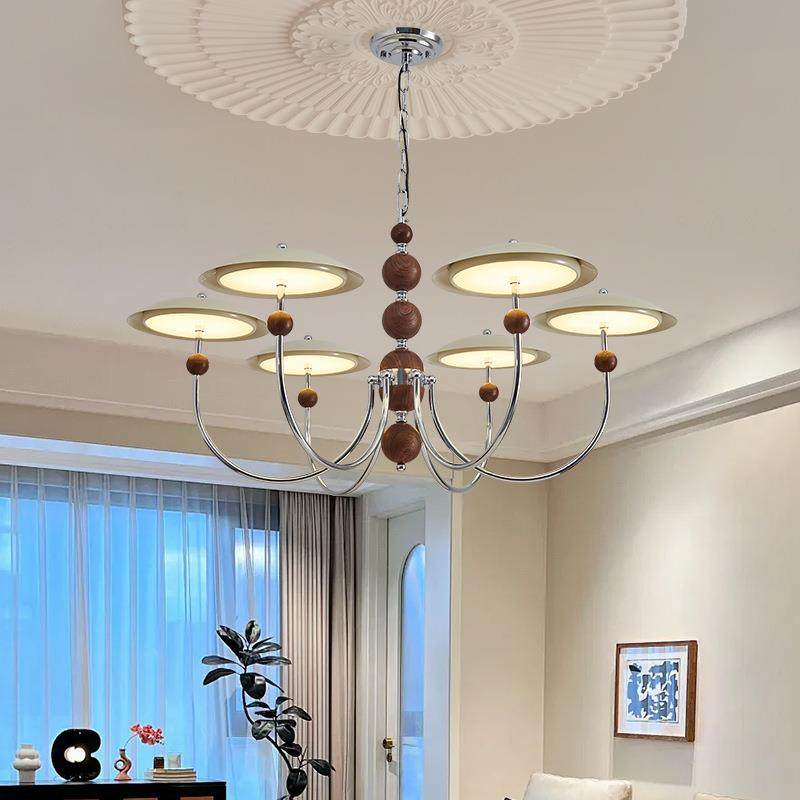 法式奶油风客厅吊灯意式极简复古卧室飞碟中古风美式餐厅网红灯具,家装灯饰光源,智能吊灯,淘宝优惠券,粉丝福利购,淘宝优惠卷