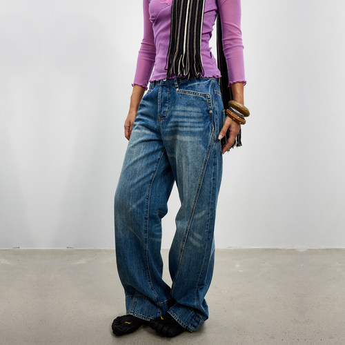 antennaeffect牛仔裤女款长裤