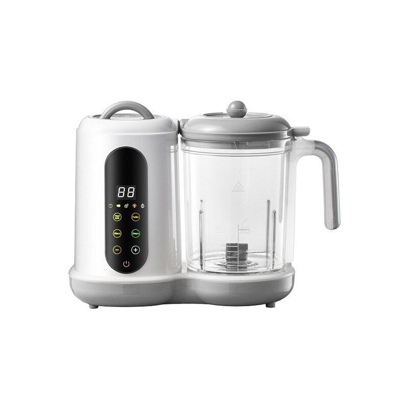 热销110V多功能婴儿辅食机蒸煮搅拌一体智能料理机暖奶打泥自动搅