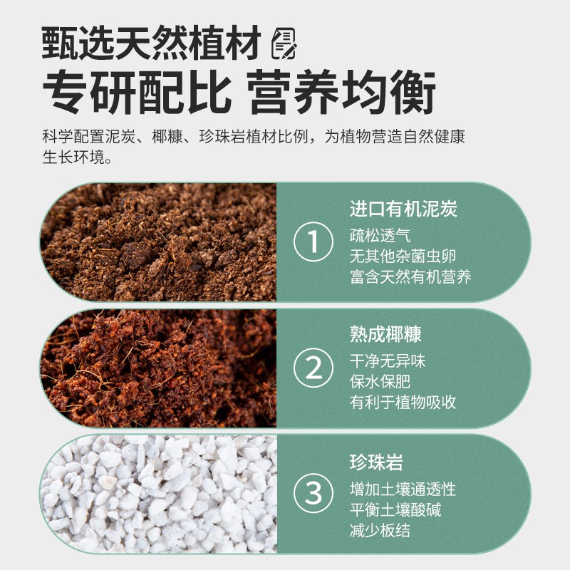 热销葱姜蒜营养土育苗土壤花卉用种花种菜绿萝专用有机泥土肥料通
