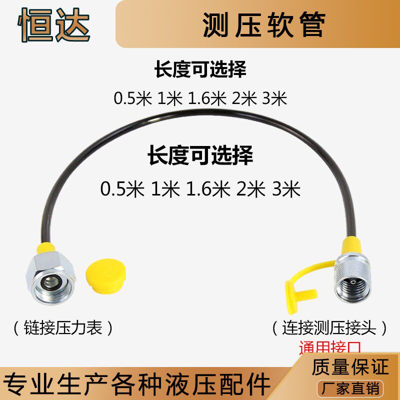 热销测压软管 压力测试高压软管连接2分3分C型英/公/美制接头