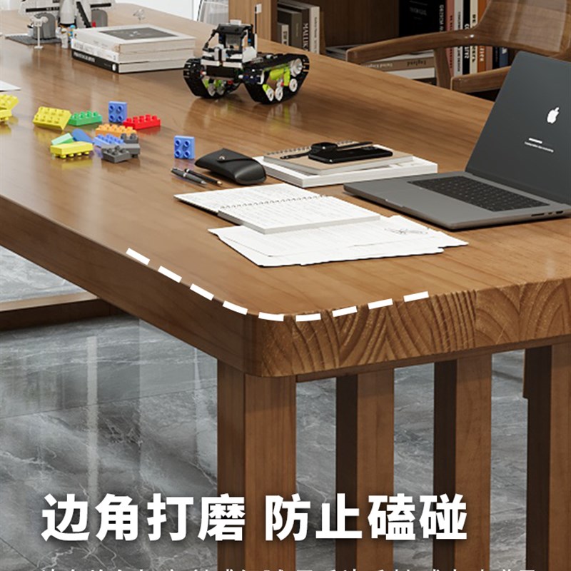 热销去客厅,实木大长桌工作台,大长桌,会议桌,家庭学习桌,办