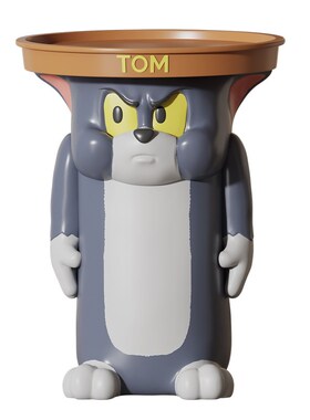 热销网红汤姆猫创意落地摆件沙发边几茶几客厅卡通家居饰品可爱床