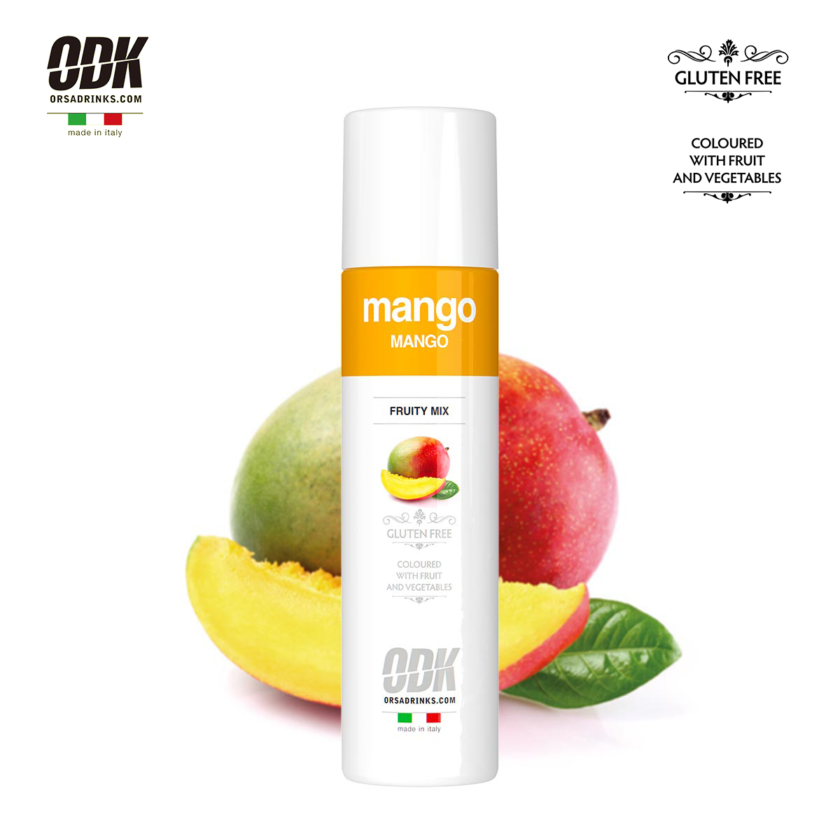 ODK芒果果酱750ml/1kg 意大利进口口味自然专业调饮果汁感足