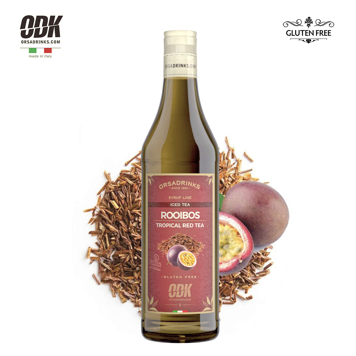 ODK路易波士百香果冰茶糖浆750ml