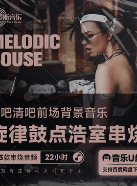 酒吧音乐酒吧歌曲串烧Melodic  house串烧音乐酒吧中后场音乐