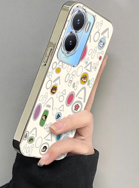 适用vivoy35手机壳y36新款Y375g哈哈小新y31s硅胶套y35m+全包y31s标准版防摔y33s软y32t男y30g外壳viv0Y3女生