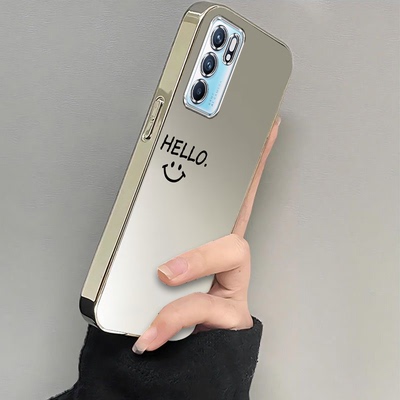 适用oppoReno6手机壳Reno6pro+新款opopreno65G全包防摔外壳reon十opp0pp0pporeno6软硅胶保护套5G嗨喽笑脸潮