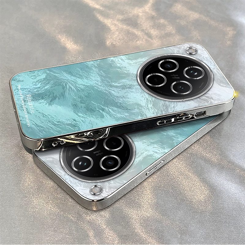 适用OPPOFindX8s手机壳FindX8Ultra冰川渐变蓝保护套X8s+新款OPPO硅胶Find全包防摔0PP0加OPX十OPPOX男女