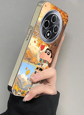 适用oppoA3pro手机壳A3/A2套A2X曲屏A2M外壳oppa25G新款opa1por5G全包0ppoA2X防摔opopA3活力版软35G枫叶小新