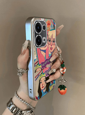 适用oppoReno13手机壳12Pro新款reno11/10镜头全包reon7/6/5防摔9/8por+硅胶套rone4se可爱软外壳潮酷女生